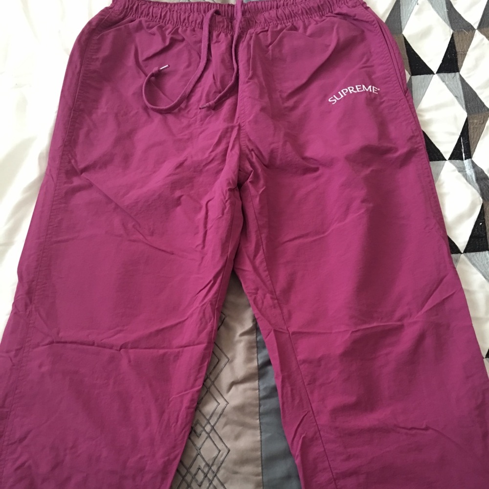 Supreme Arc Track Pants Magenta